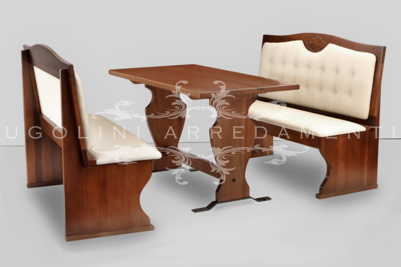 Set tavolo panche Classico -Fiore 050-panoramica