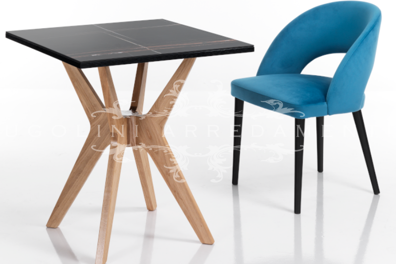 Tavolo singolo Moderno-Elegance 260- panoramica-Tavolo con piano effetto marmo