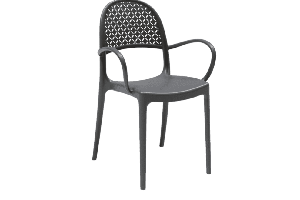 Elsa/B con braccioli in polipropilene