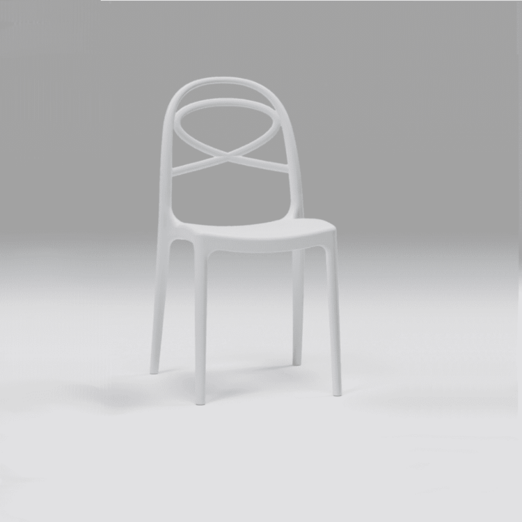 Sedie e Sgabelli - Sedia Luna bianco polpropilene - Moderno
