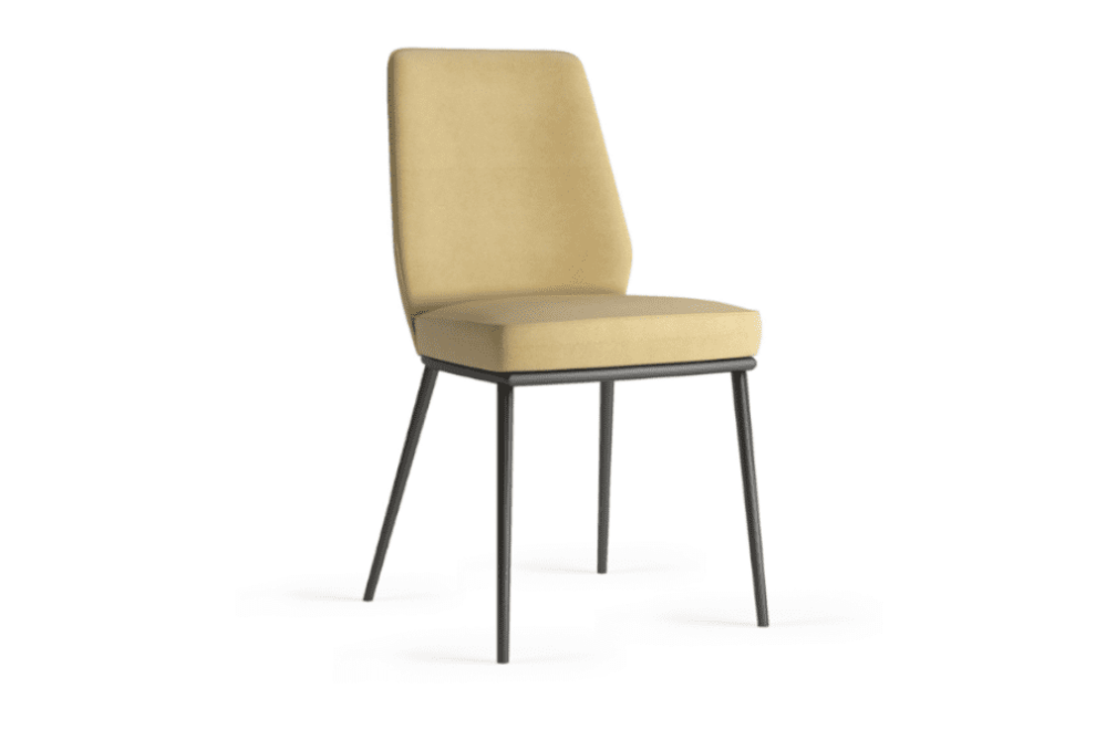 Sedie e Sgabelli - Sedia Michela - Moderno - Sedia Michela con rivestimento tessuto e gambe in metallo