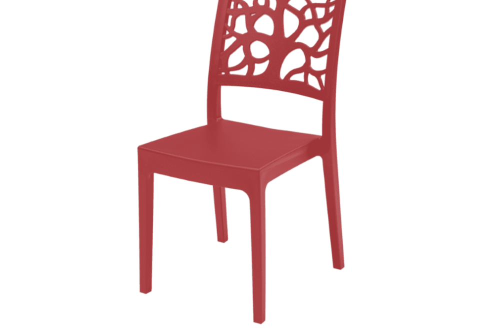 Sedie e Sgabelli - Sedia Teti rosso polipropilene - Moderno