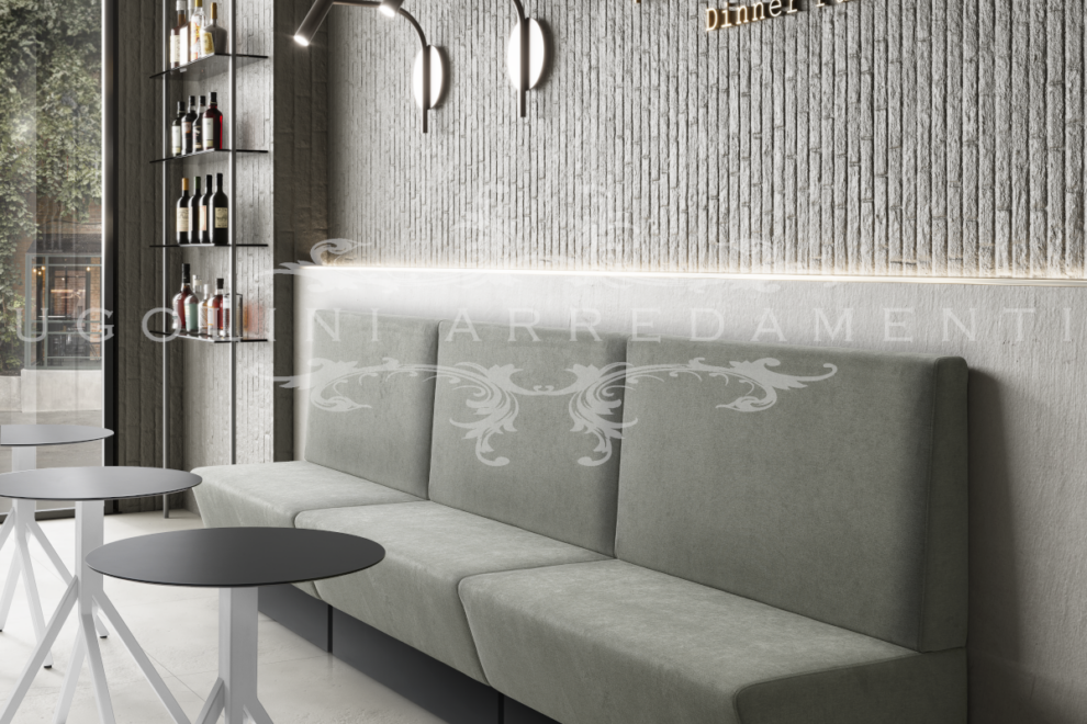 Panca Moderno- Moka 135- panoramica