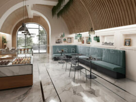 Set tavolo panche Moderno- Bloom 035-panoramica