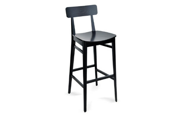 Sgabello Alto Koral - legno moderno